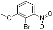 2-溴-3-硝基苯甲醚分子式结构图