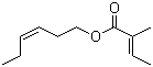 顺式-3-己烯醇 2-甲基-2-丁烯酸酯分子式结构图