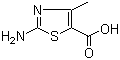 2-氨基-4-甲基噻唑-5-羧酸分子式结构图