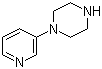 1-(3-吡啶基)哌嗪分子式结构图