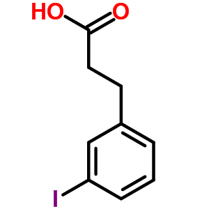 3-(3-碘)苯乙酸分子式结构图