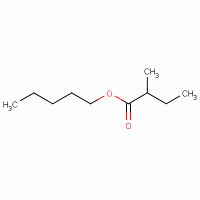 2-甲基丁酸戊酯分子式结构图