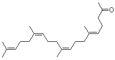 替普瑞酮分子式结构图