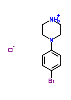 1-(4-溴苯基)哌嗪盐酸盐分子式结构图
