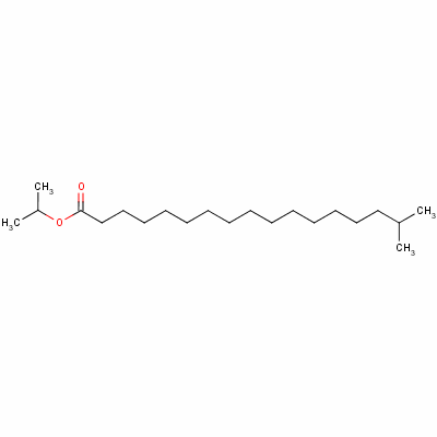 异十八烷酸1-甲基乙基酯分子式结构图