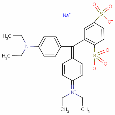 提纯专利兰紫分子式结构图