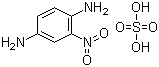 2-硝基-1,4-苯二胺硫酸盐分子式结构图