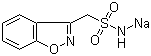 唑尼沙胺钠分子式结构图