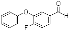 4-氟-3-苯氧基苯甲醛分子式结构图