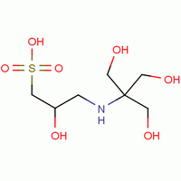 N-三(羟甲基)甲氨基-2-羟基丙磺酸分子式结构图