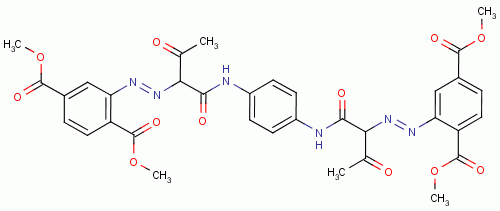 颜料黄 155分子式结构图