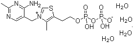 四水合辅羧酶分子式结构图