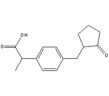 洛索洛芬分子式结构图