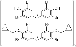 溴化环氧树脂分子式结构图