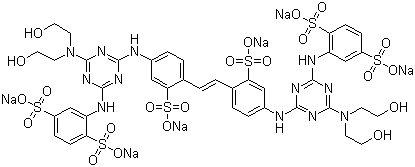 荧光增白剂 264分子式结构图