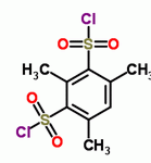 2,4-二磺酰氯基均三甲苯分子式结构图