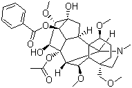 次乌头碱分子式结构图