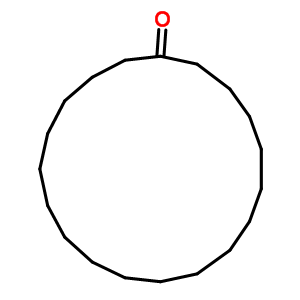 环十五烷酮分子式结构图