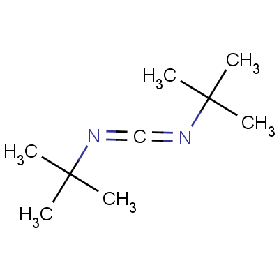 N,N'-二叔丁基碳二亚胺分子式结构图