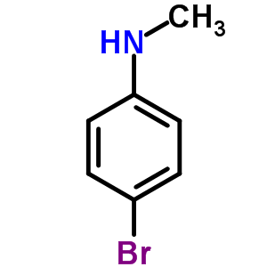 4-溴-N-甲基苯胺分子式结构图