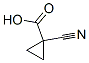 1-氰基-1-环丙烷羧酸分子式结构图