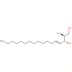 (2S,3R,4E)-2-氨基-4-十七烯-1,3-二醇分子式结构图