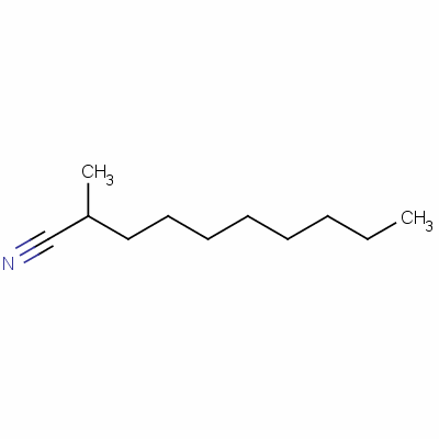 2-甲基癸腈分子式结构图