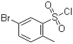 5-溴-2-甲基苯磺酰氯分子式结构图