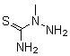 N-甲基氨基硫脲分子式结构图