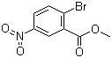 2-溴-5-硝基苯甲酸甲酯分子式结构图