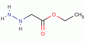 肼基乙酸乙酯盐酸盐分子式结构图