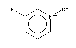 3-氟吡啶 N-氧化物分子式结构图