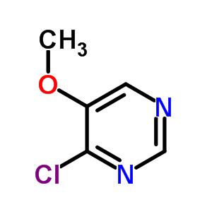 4-氯-5-甲氧基嘧啶分子式结构图