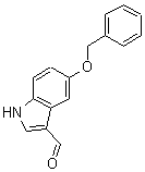 5-苄氧基-3-吲哚甲醛分子式结构图