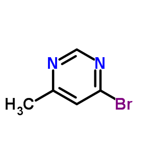 4-溴-6-甲基嘧啶分子式结构图