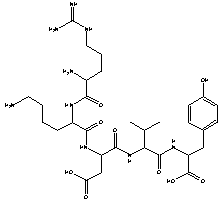 胸腺五肽分子式结构图
