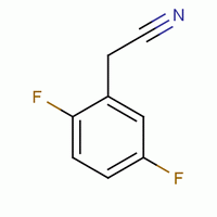 2,5-二氟苯乙腈分子式结构图