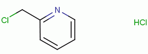 2-氯甲基吡啶盐酸盐分子式结构图