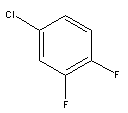 3,4-二氟氯苯分子式结构图