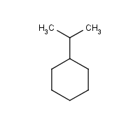 异丙基环己烷分子式结构图