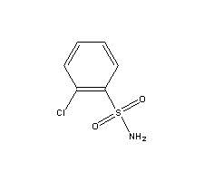 邻氯苯磺酰胺分子式结构图