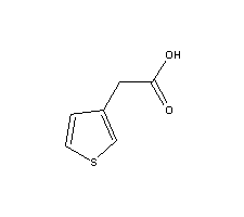 3-噻吩乙酸分子式结构图