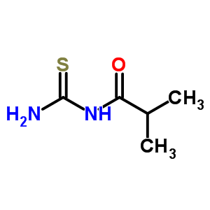 2-异丙基羰基硫脲分子式结构图