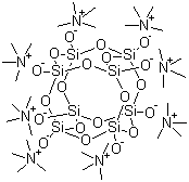 四甲基铵基笼形聚倍半硅氧烷分子式结构图