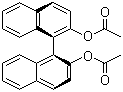 (S)-(+)-联萘酚二乙酸酯分子式结构图