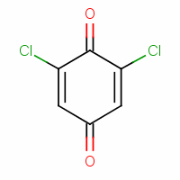 2,6-二氯-1,4-苯醌分子式结构图