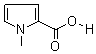 1-甲基吡咯-2-羧酸分子式结构图