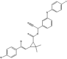 氟氯苯菊酯分子式结构图