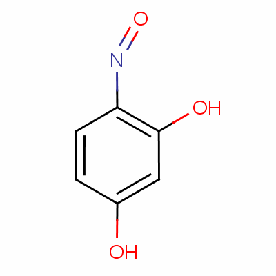 4-亚硝基间苯二酚分子式结构图