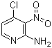 2-氨基-3-硝基-4-氯吡啶分子式结构图